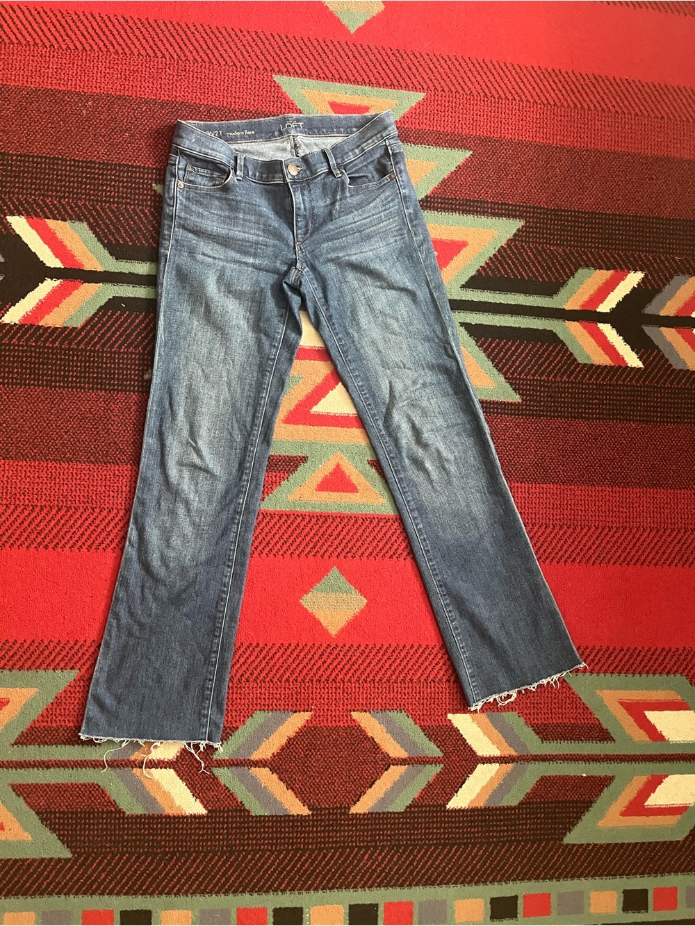 Loft Classic Women's size 26 soft and stretchy Blue Jeans